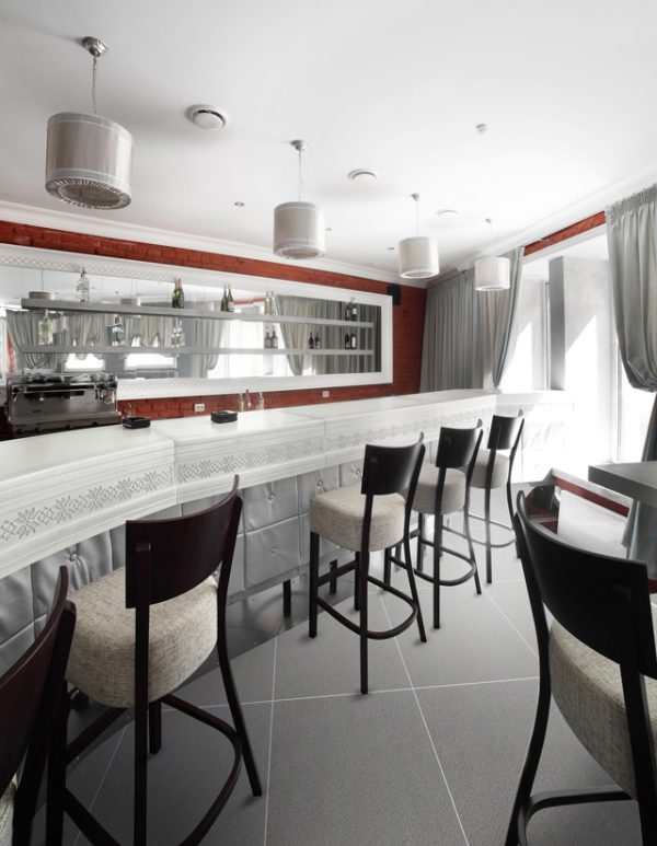 luxury restaurant in european style